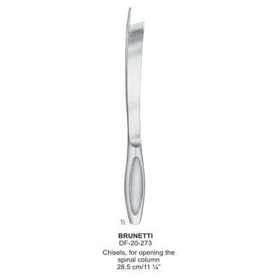 Brunetti Chisels For Opening The Spinal Column, 28.5cm (DF-20-273)