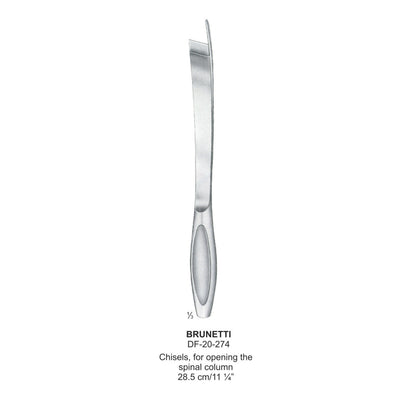 Brunetti Chisels For Opening The Spinal Column, 28.5cm  (DF-20-274) by Dr. Frigz