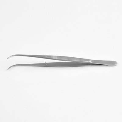 Semken-Taylor Tissue Forceps 13cm 1X2 Teeth Curved (DF-20-6191) by Dr. Frigz