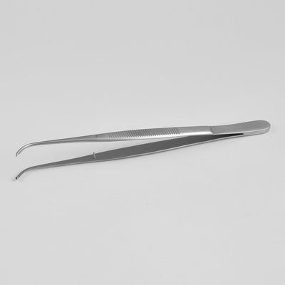 Semken-Taylor Tissue Forceps 15cm 1X2 Teeth Curved (DF-20-6192) by Dr. Frigz