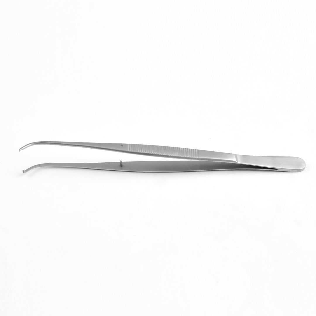 Semken-Taylor Tissue Forceps 18cm 1X2 Teeth Curved (DF-20-6193) by Dr. Frigz