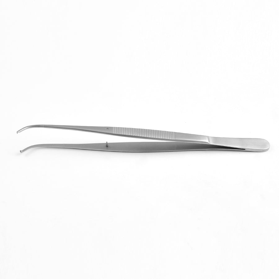 Semken-Taylor Tissue Forceps 18cm 1X2 Teeth Curved (DF-20-6193) by Dr. Frigz