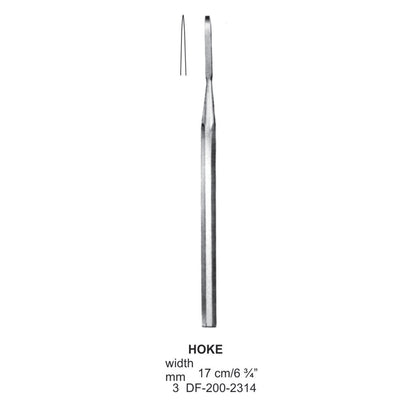 Hoke Bone Chisels  3mm , 17cm  (DF-200-2314)