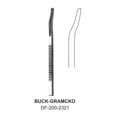 Buck-Gramcko Bone Gouges , Curved (DF-200-2321) by Dr. Frigz