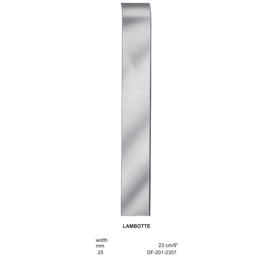 Lambotte Bone Chisels  25mm , 23cm (DF-201-2357) by Dr. Frigz