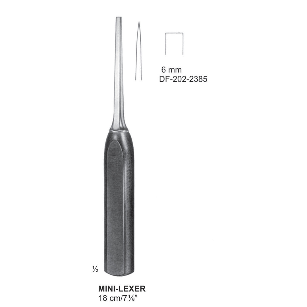 Mini Lexer Bone Chisels Width 6mm , 18cm  (DF-202-2385) by Dr. Frigz