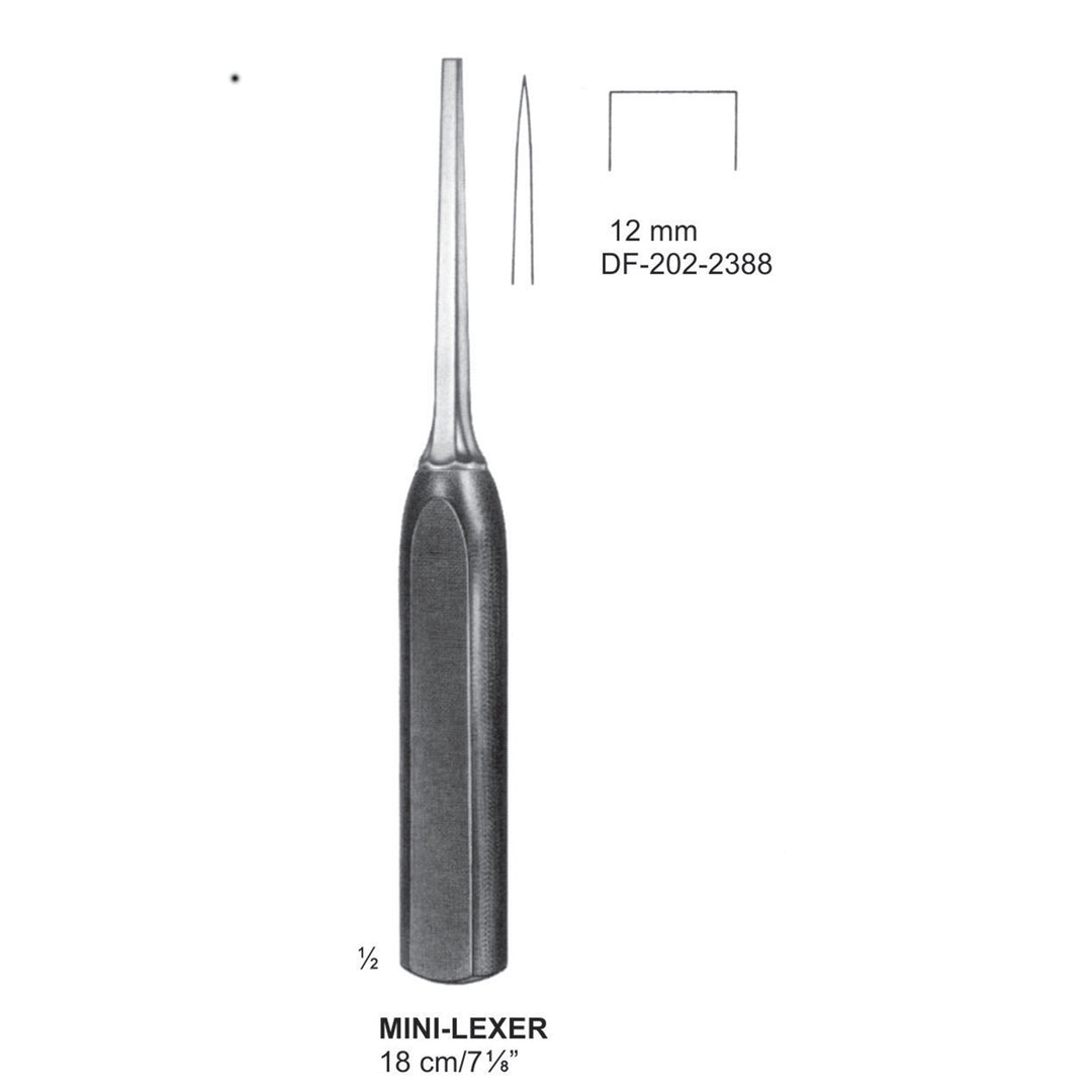 Mini Lexer Bone Chisels Width 12mm , 18cm  (DF-202-2388) by Dr. Frigz