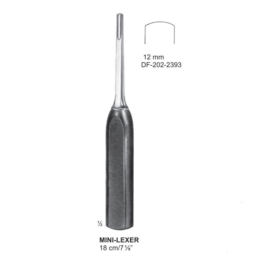 Mini Lexer Gouges Width 12mm , 18cm  (DF-202-2393) by Dr. Frigz