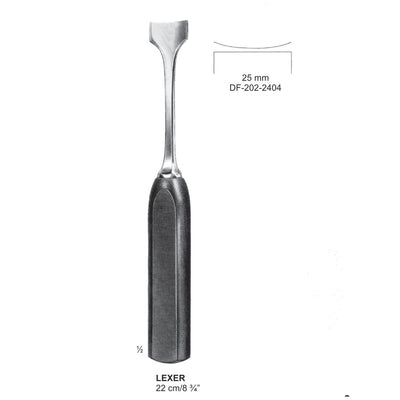 Lexer Bone Chisels Width 25mm , 22cm  (DF-202-2404)