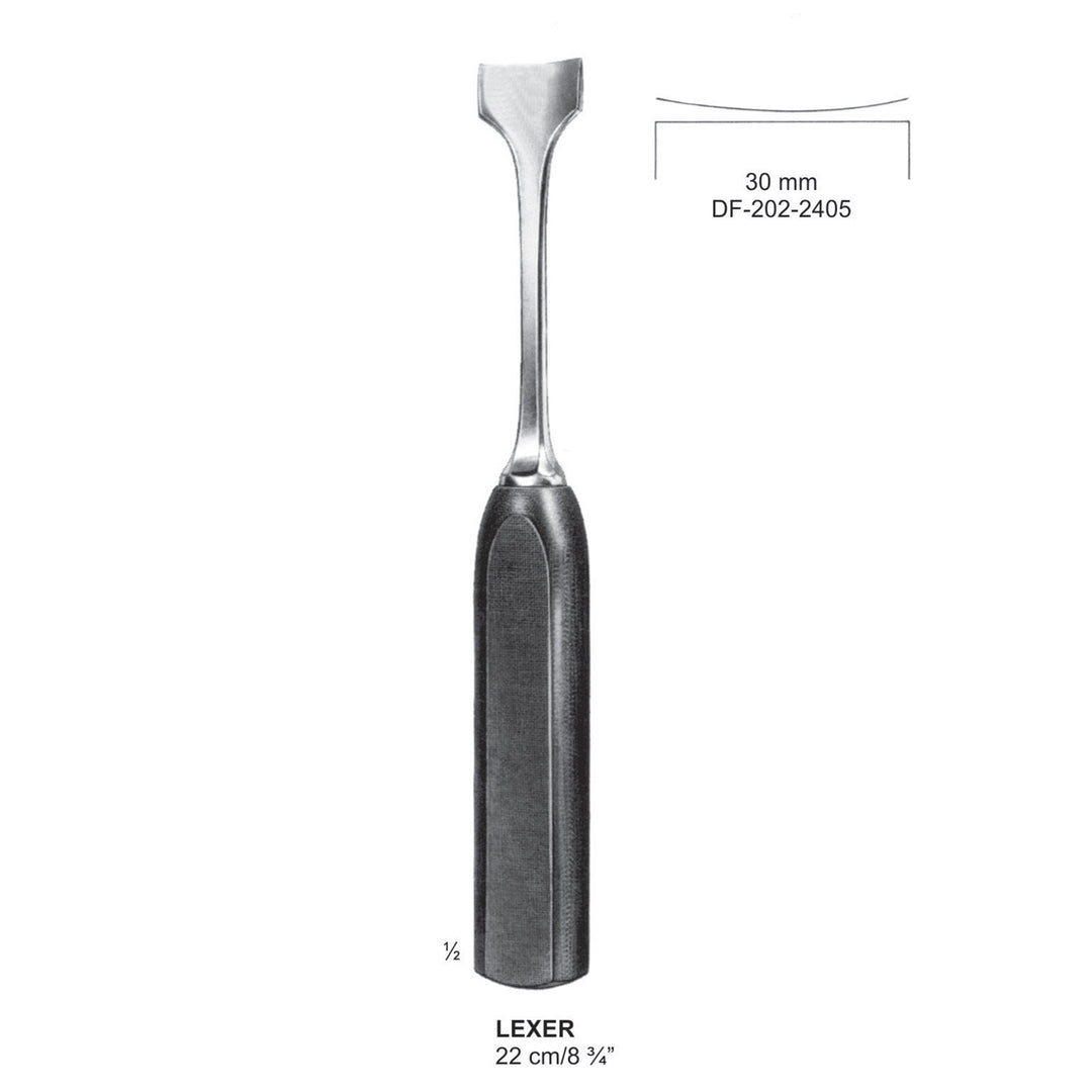 Lexer Bone Chisels Width 30mm , 22cm  (DF-202-2405) by Dr. Frigz