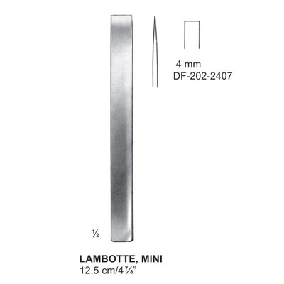 Lambotte Mini Bone Chisels 4mm , 12.5cm  (DF-202-2407)