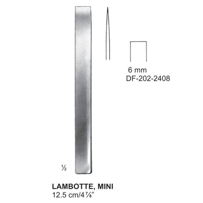 Lambotte Mini Bone Chisels 6mm , 12.5cm  (DF-202-2408)
