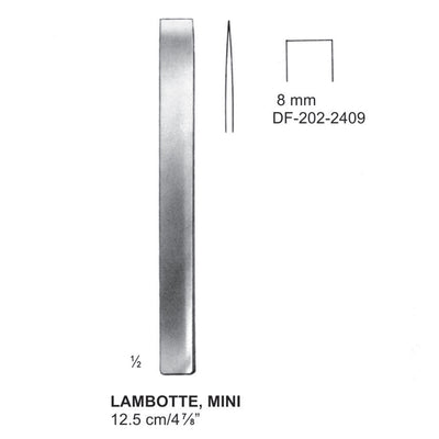 Lambotte Mini Bone Chisels 8mm , 12.5cm  (DF-202-2409)