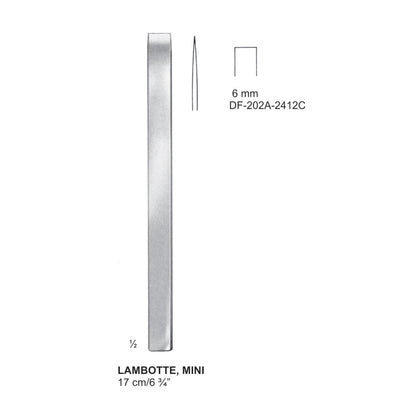 Lambotte Mini Bone Chisels  6mm , 17cm (DF-202-2412C)