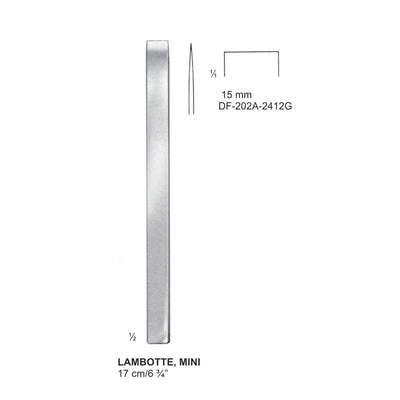 Lambotte Mini Bone Chisels  15mm , 17cm (DF-202-2412G)