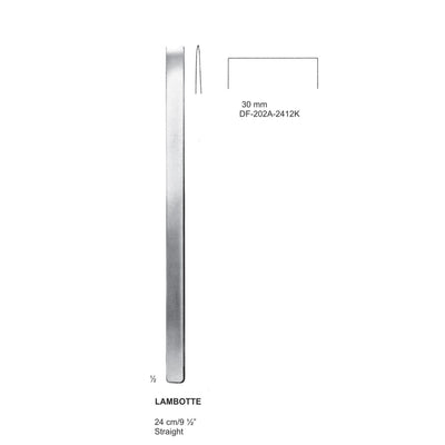 Lambotte Bone Chisels  30mm , 24Cm, Straight (DF-202A-2412K)