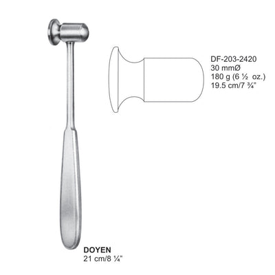 Doyen Mallets Width 30mm , 19.5Cm, 180 Gram (DF-203-2420)