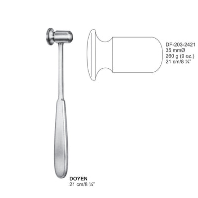 Doyen Mallets Width 35mm , 21cm , 260 Gram (DF-203-2421)