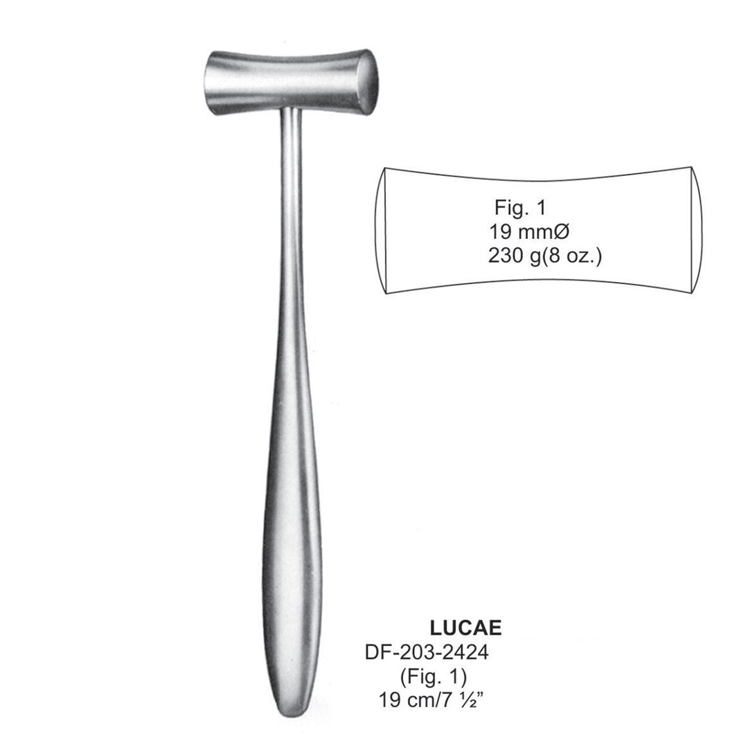 Lucae Mallets Width 19mm , 19cm , 230 Grams (DF-203-2424) by Dr. Frigz