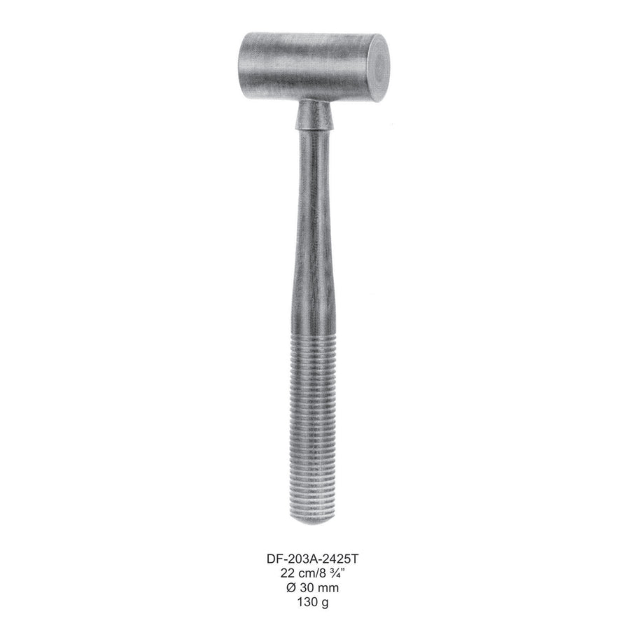 Mallet 22Cm, 30mm , 130 Grams (DF-203A-2425T) by Dr. Frigz