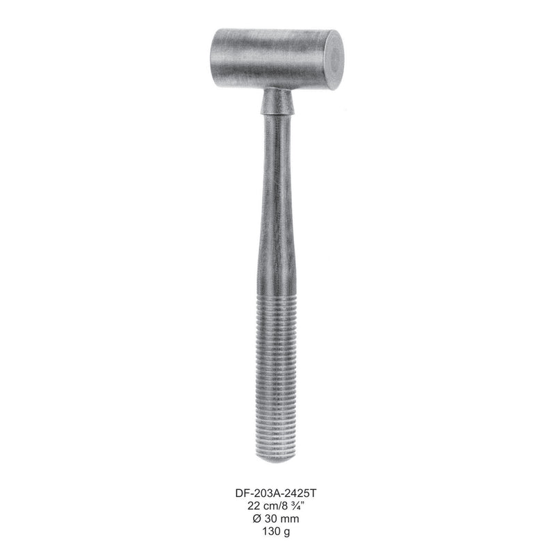 Mallet 22Cm, 30mm , 130 Grams (DF-203A-2425T) by Dr. Frigz