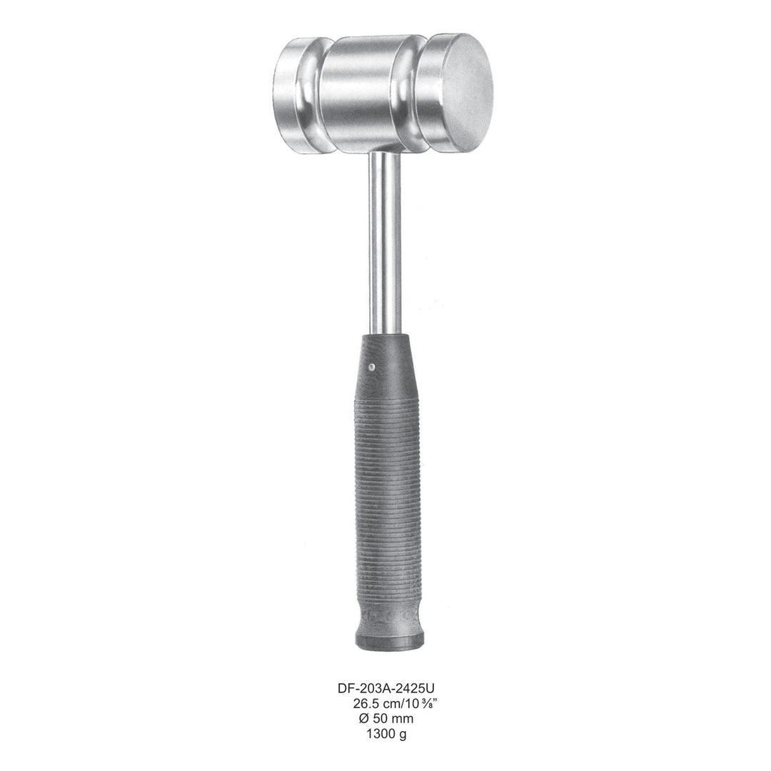 Mallet 26.5Cm, 50mm , 1300 Grams (DF-203A-2425U) by Dr. Frigz