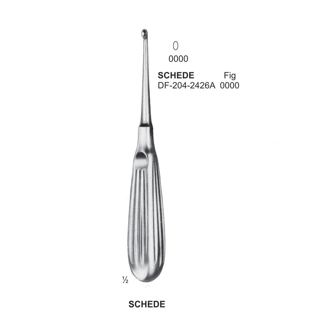 Schede Bone Curettes, Fig.0000 (DF-204-2426A) by Dr. Frigz