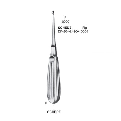 Schede Bone Curettes, Fig.0000 (DF-204-2426A)