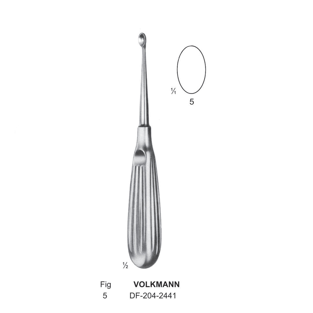 Volkmann Bone Curettes, Fig.5, 17cm  (DF-204-2441) by Dr. Frigz