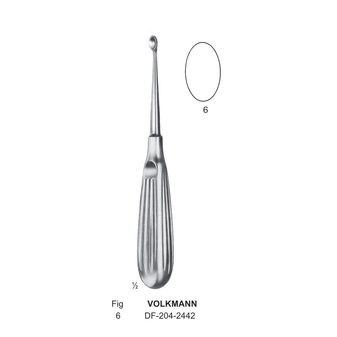 Volkmann Bone Curettes, Fig.6, 17cm  (DF-204-2442) by Dr. Frigz