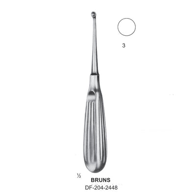 Bruns Bone Curettes, Fig.3, 17cm  (DF-204-2448)