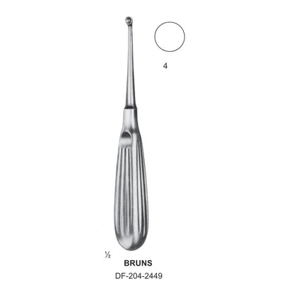 Bruns Bone Curettes, Fig.4, 17cm  (DF-204-2449)