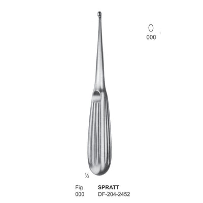 Spratt Bone Curettes, Fig.000, 17cm  (DF-204-2452)