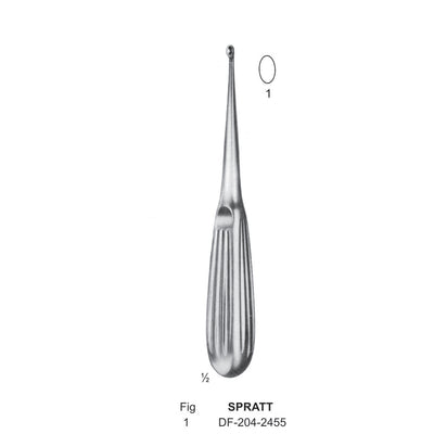 Spratt Bone Curettes, Fig.1, 17cm  (DF-204-2455)