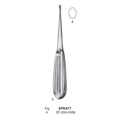 Spratt Bone Curettes, Fig.4, 17cm  (DF-204-2458)