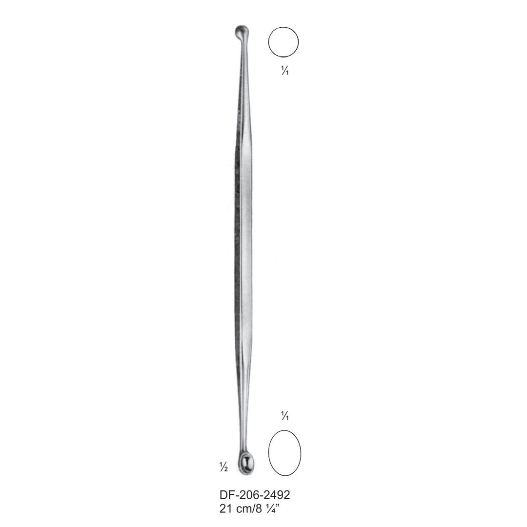 Bone Curettes, 21cm , Round/Oval (DF-206-2492) by Dr. Frigz