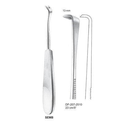 Semb Periosteal, 23 Cm, 13mm (DF-207-2510) by Dr. Frigz