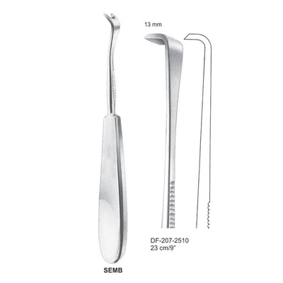 Semb Periosteal, 23 Cm, 13mm (DF-207-2510)