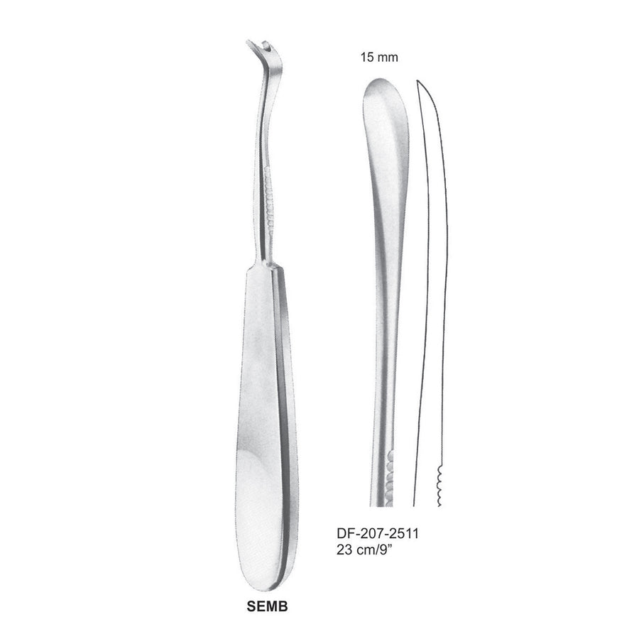 Semb Periosteal, 23 Cm, 15mm (DF-207-2511) by Dr. Frigz