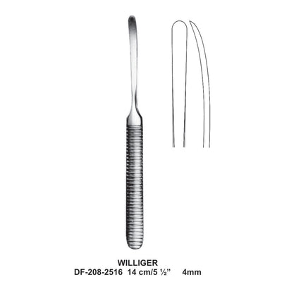 Williger Raspatory, 4mm ,  14cm  (DF-208-2516)