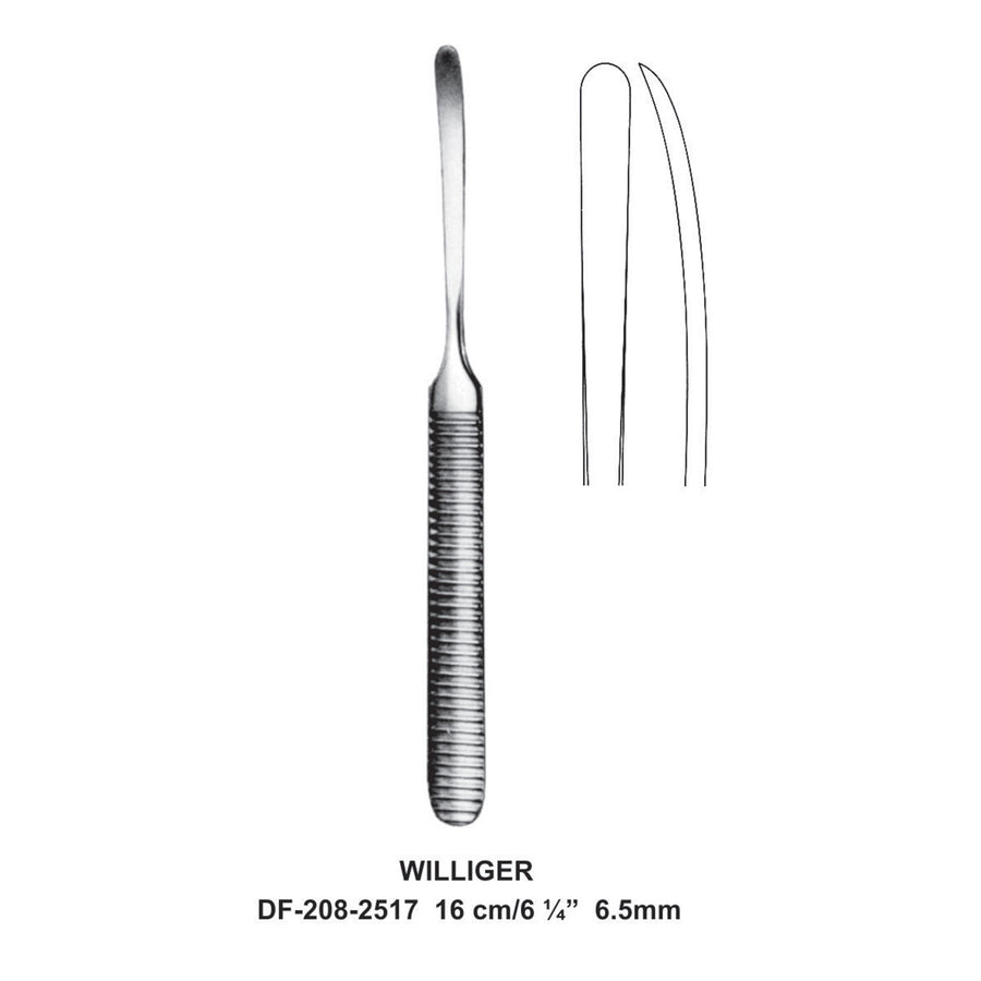 Williger Raspatory, 6.5mm ,  14cm  (DF-208-2517) by Dr. Frigz