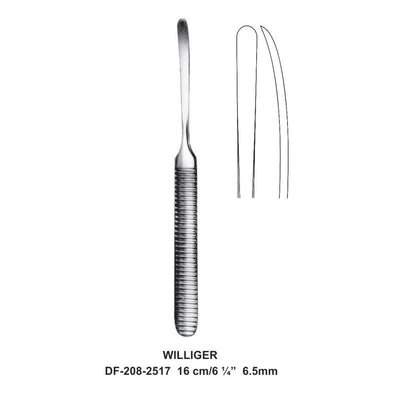 Williger Raspatory, 6.5mm ,  14cm  (DF-208-2517)