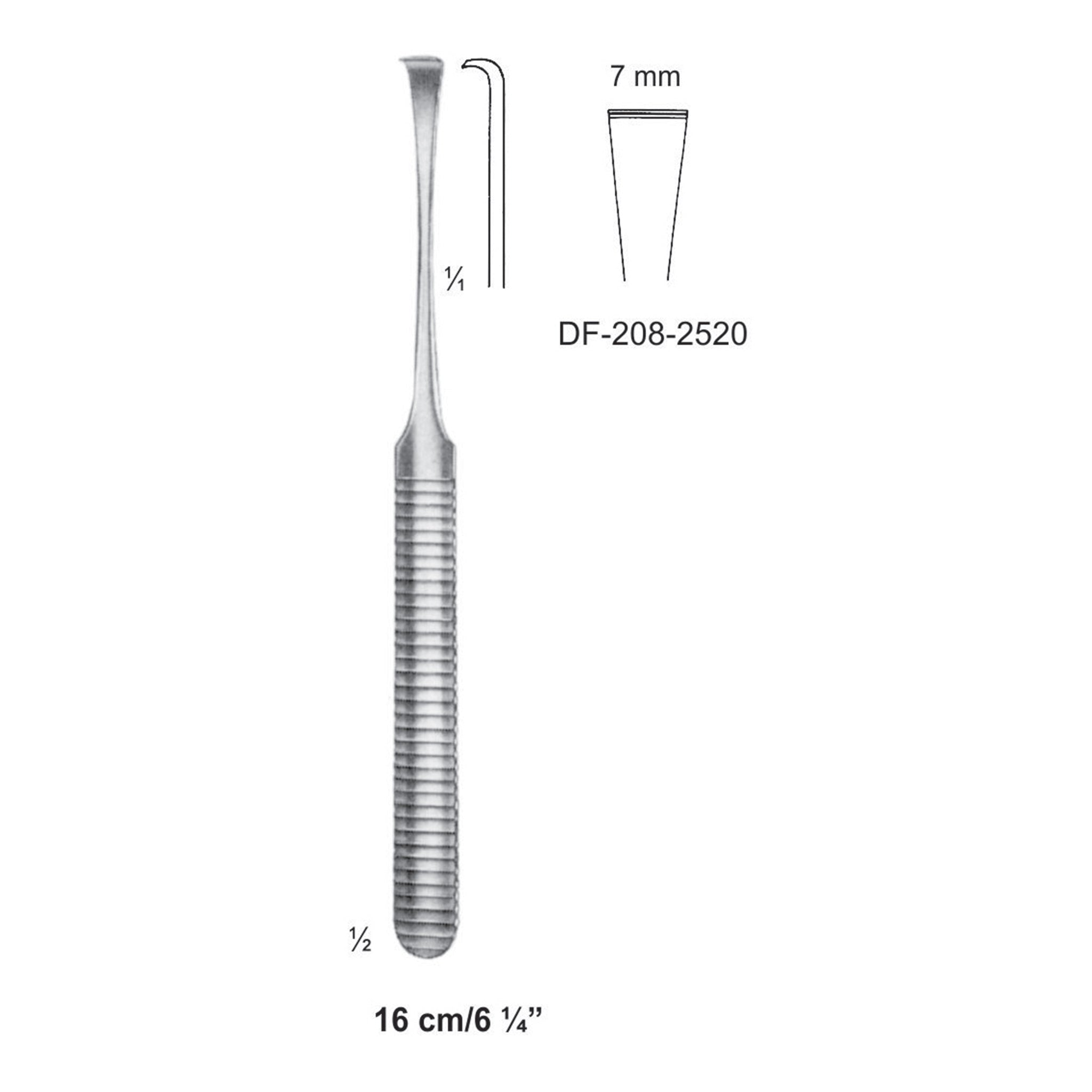 Raspatory Width 7mm Surgery Instrument – Dr Frigz