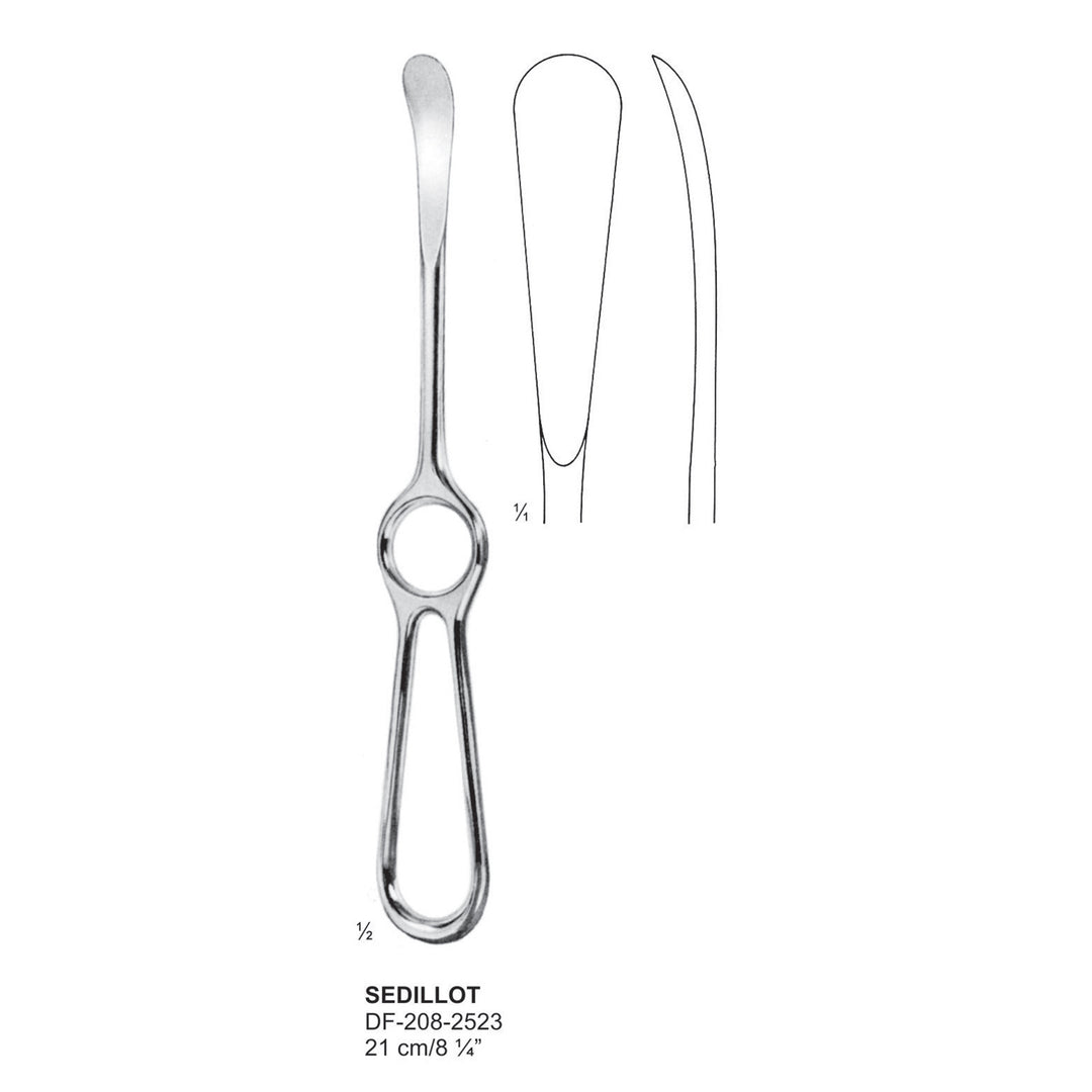 Sedillot Raspatory  21cm  (DF-208-2523) by Dr. Frigz