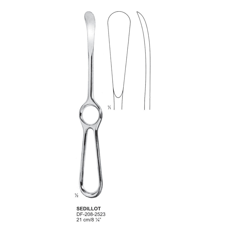 Sedillot Raspatory  21cm  (DF-208-2523) by Dr. Frigz