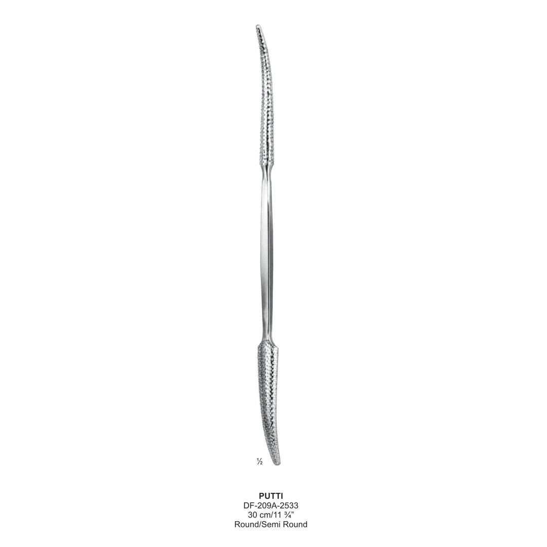 Putti Bone Raspatory 30cm Round/Semi Round (DF-209A-2533) by Dr. Frigz