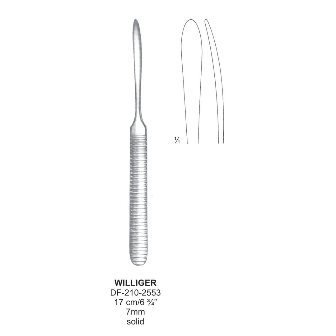 Williger Elevators  17cm , 7mm , Solid (DF-210-2553) by Dr. Frigz