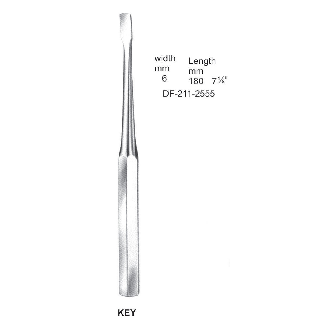 Key Elevator, Width 6mm , Length 180mm (DF-211-2555) by Dr. Frigz