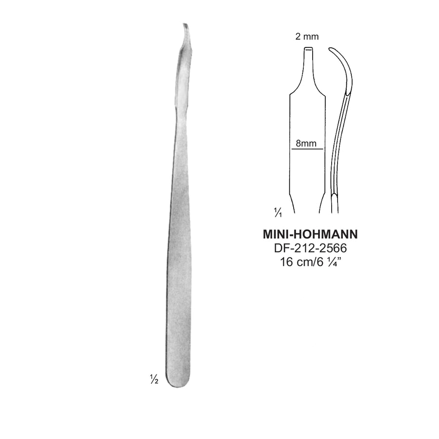 Mini-Hohmann Bone Lever 2Mm/8mm , Fat 16cm  (DF-212-2566) by Dr. Frigz