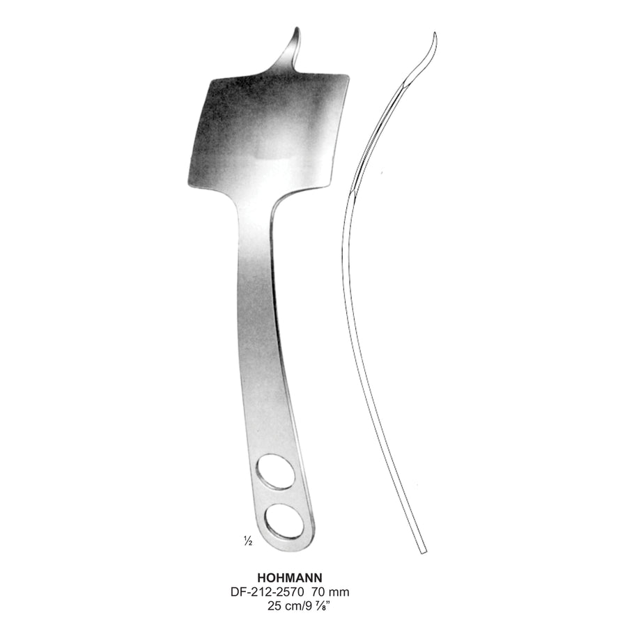 Hohmann Bone Lever, Width 70mm , 25cm (DF-212-2570) by Dr. Frigz